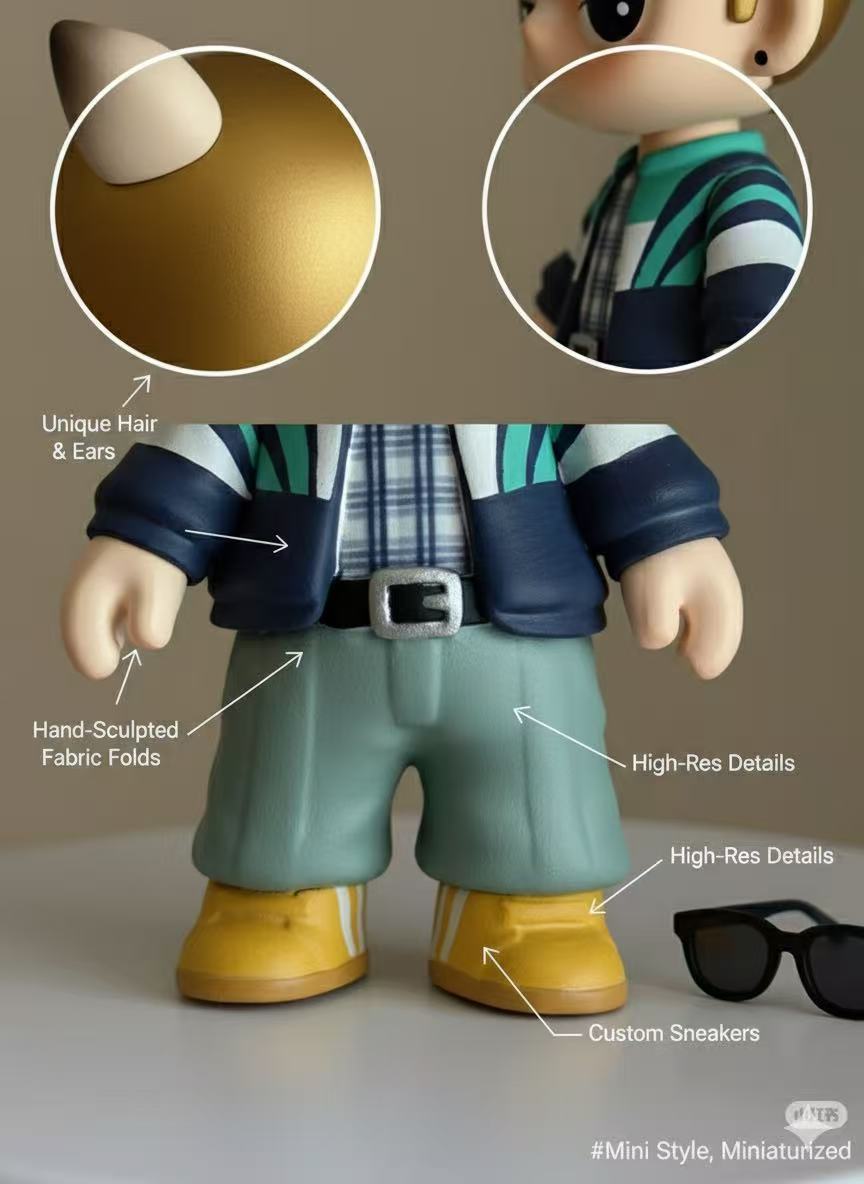 Custom Chibi Me: Handcrafted 3D Personalized Figures – Turn Your Photos into Collectible Art by PiPiPi Art Lab